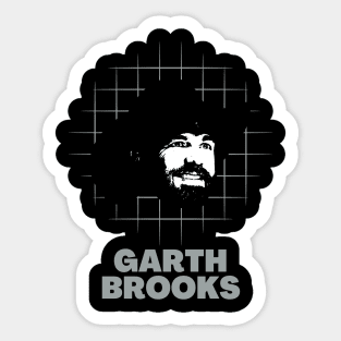 Garth brooks -> 90s retro style Sticker